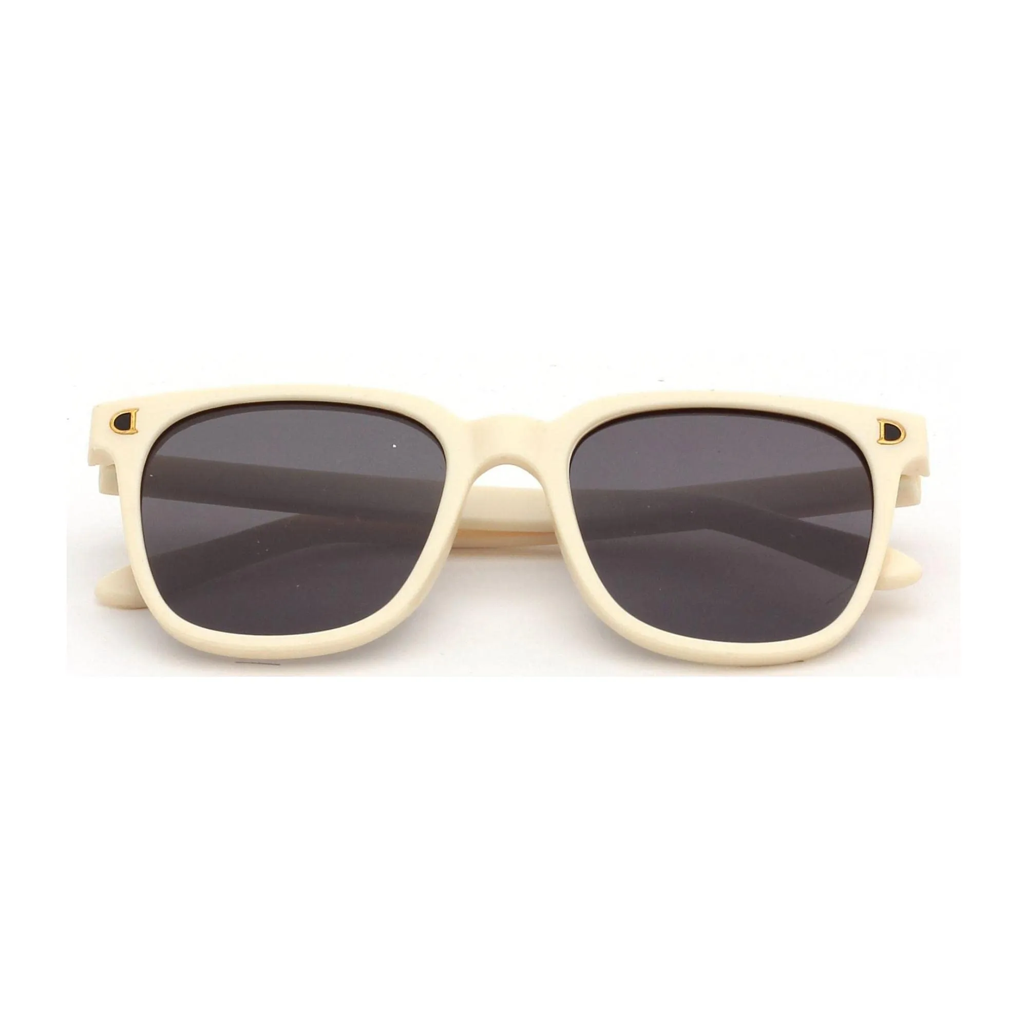 4Flaunt UV Protected Square Wayfarer Sunglasses For Kids | Age : 5-12 Years (C3 - Beige)