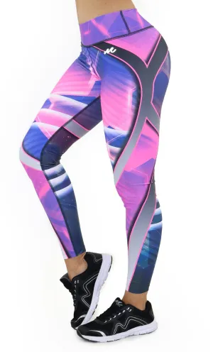 7110 Maripily Women Activewear Print Legging
