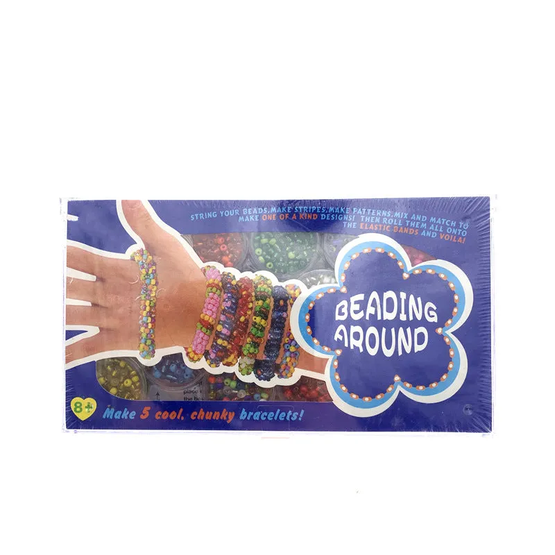 Bracelet String Beads Jewelry Making Set DIY Handmade Education Toy for Girls