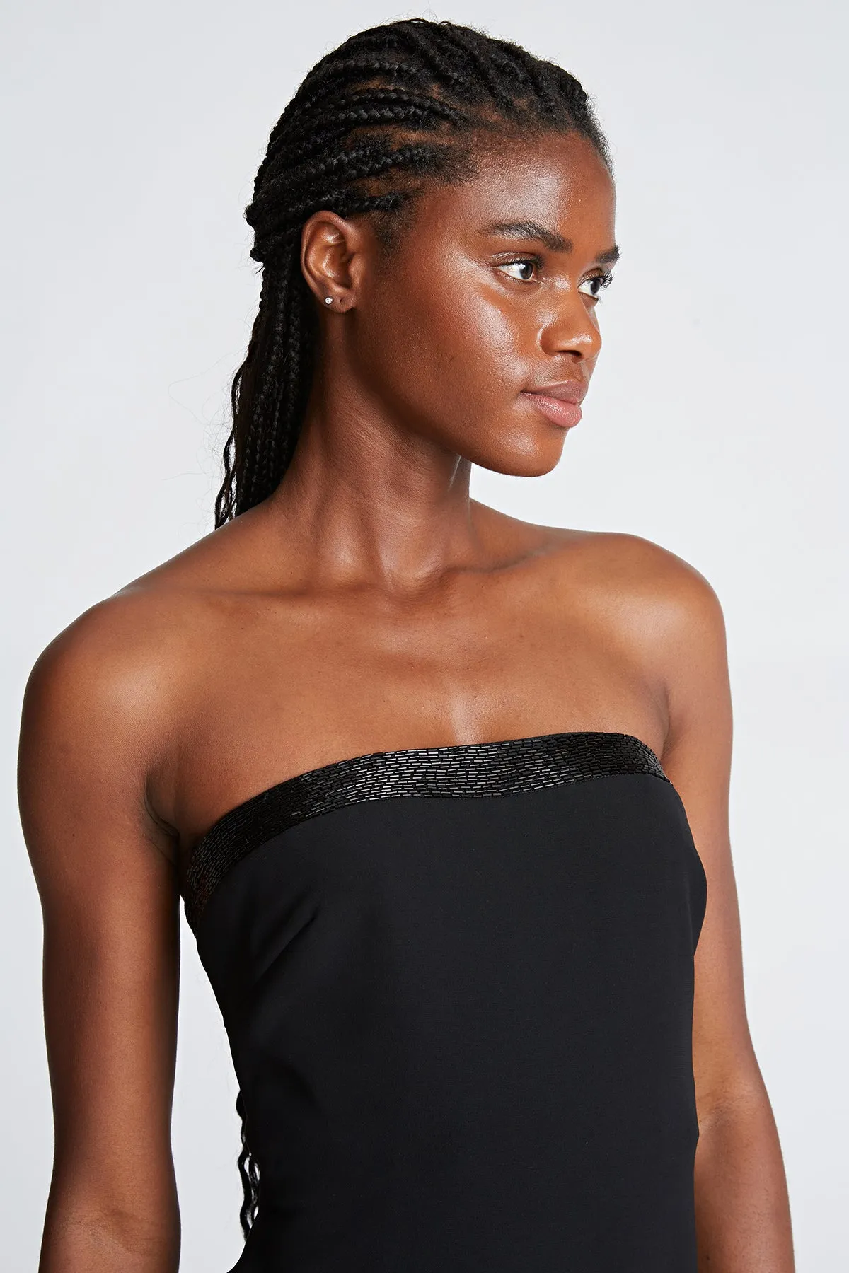 Brielle Dress In Stretch Crepe