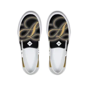 Business Logo shoes.jpg Slip-On Canvas Shoe
