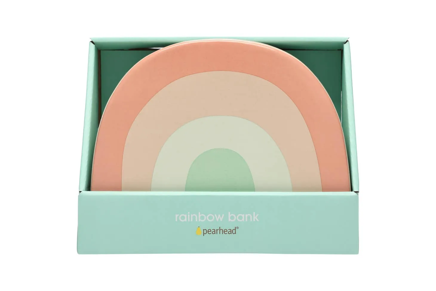 Ceramic Rainbow Bank by Pearhead