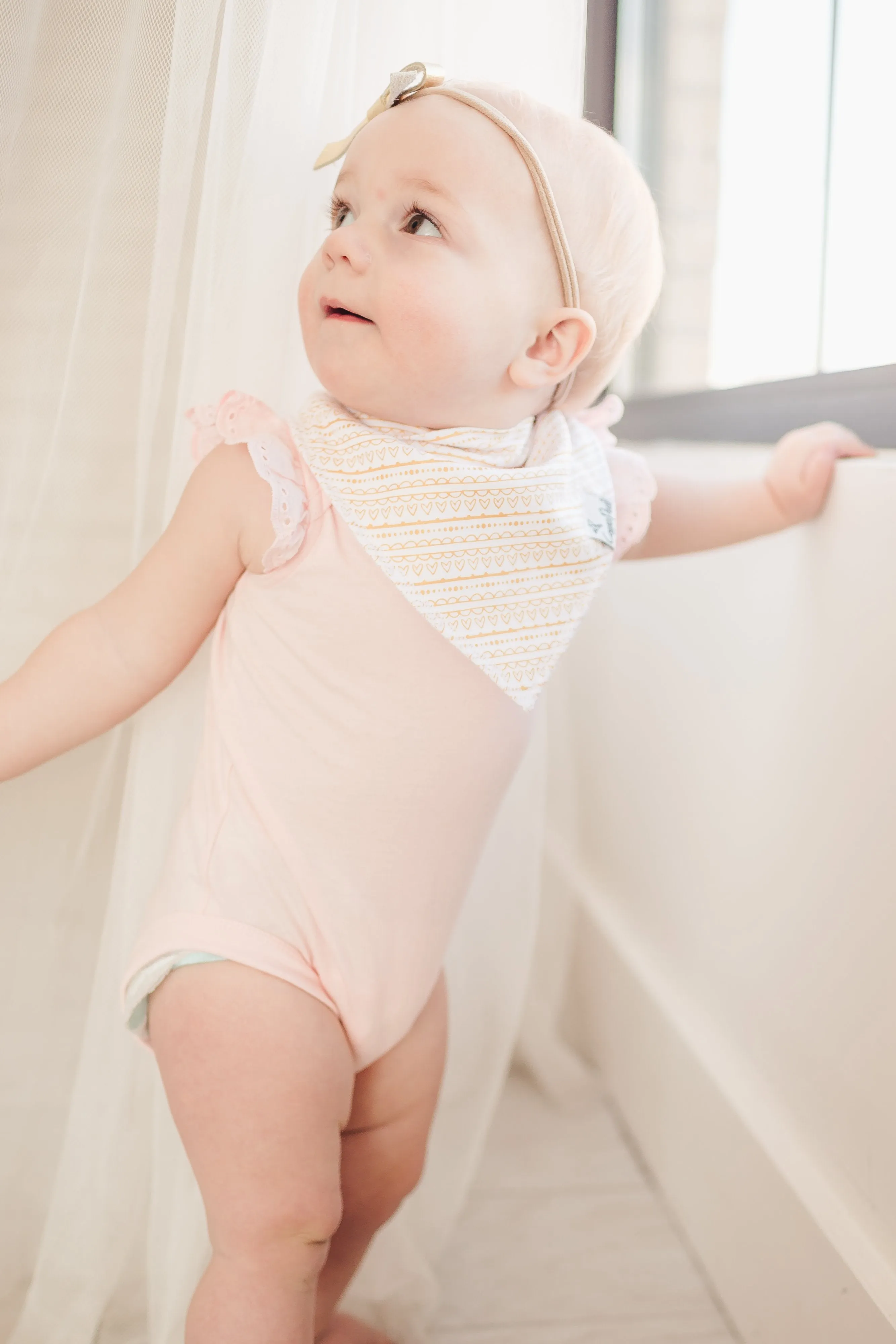 Copper Pearl Baby Bandana Bibs | June