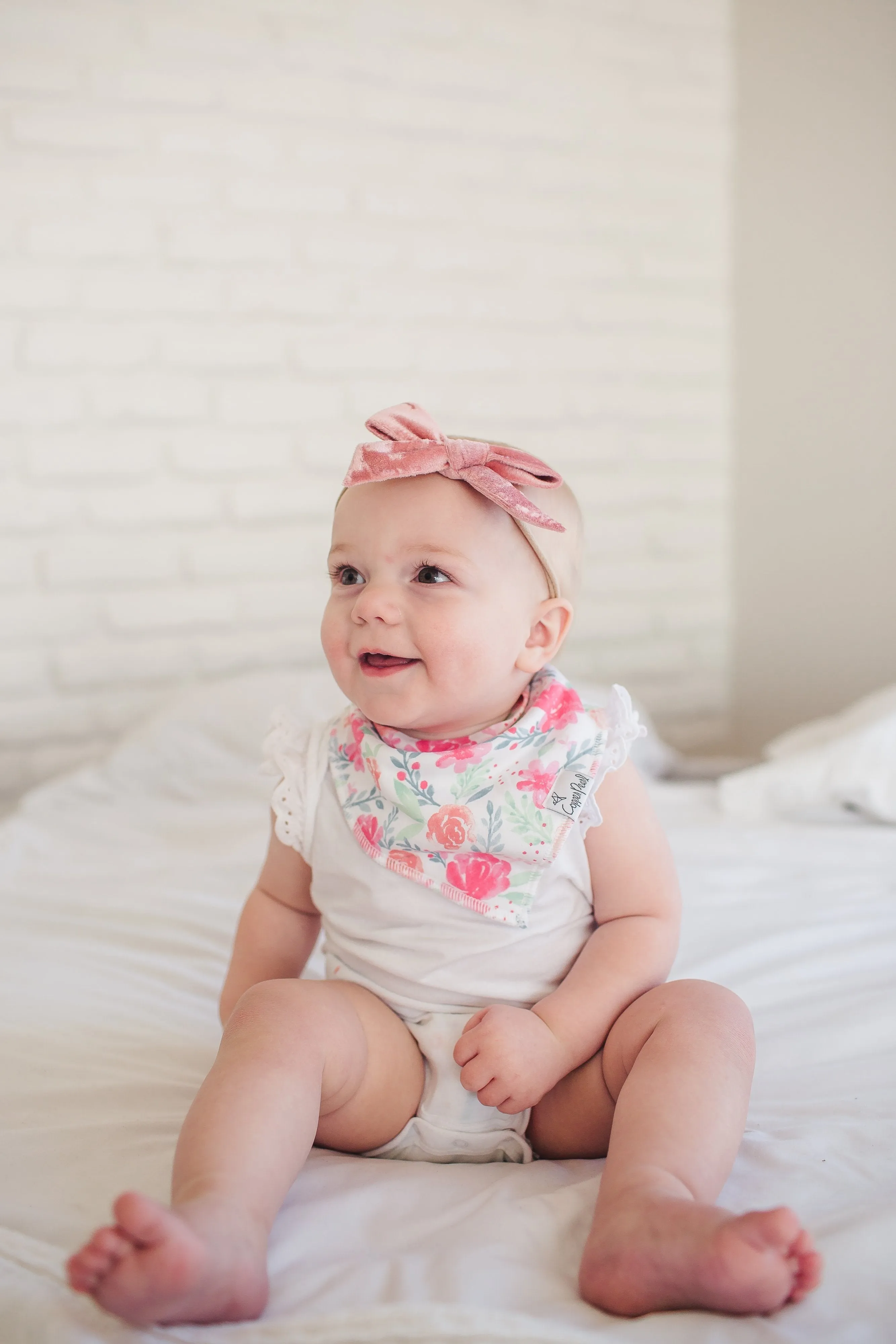 Copper Pearl Baby Bandana Bibs | June