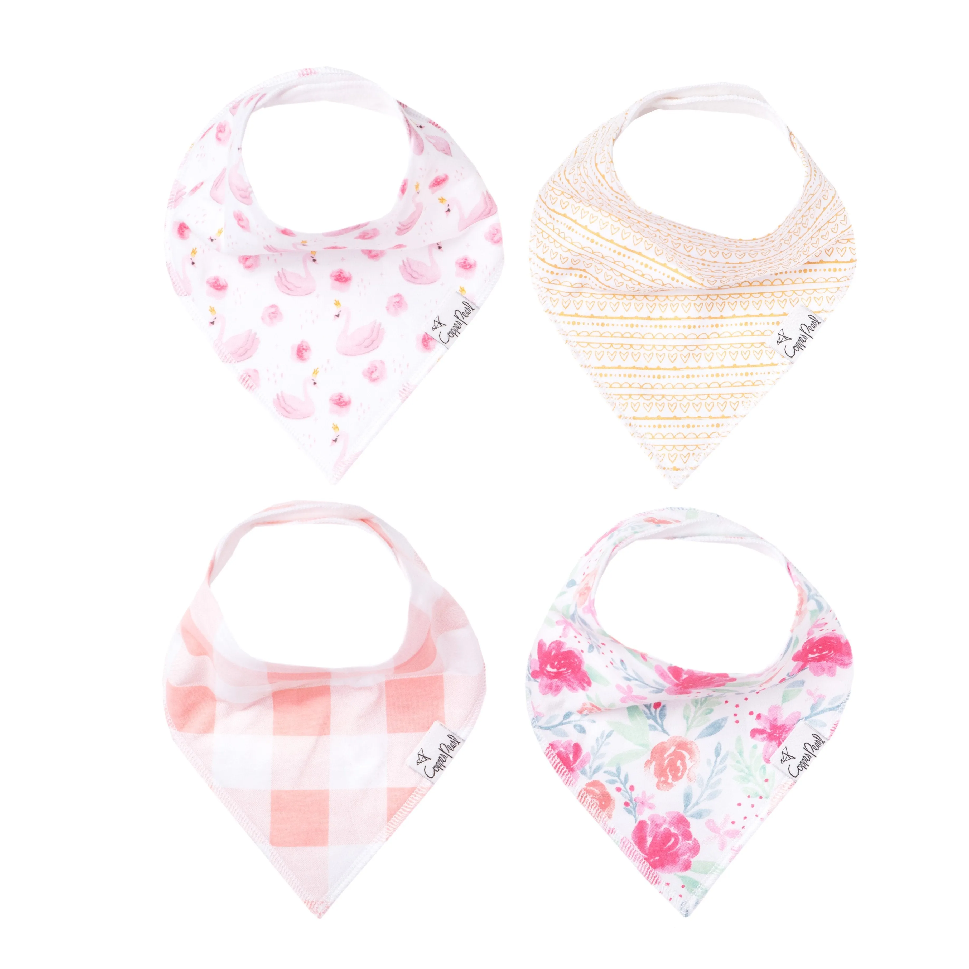 Copper Pearl Baby Bandana Bibs | June