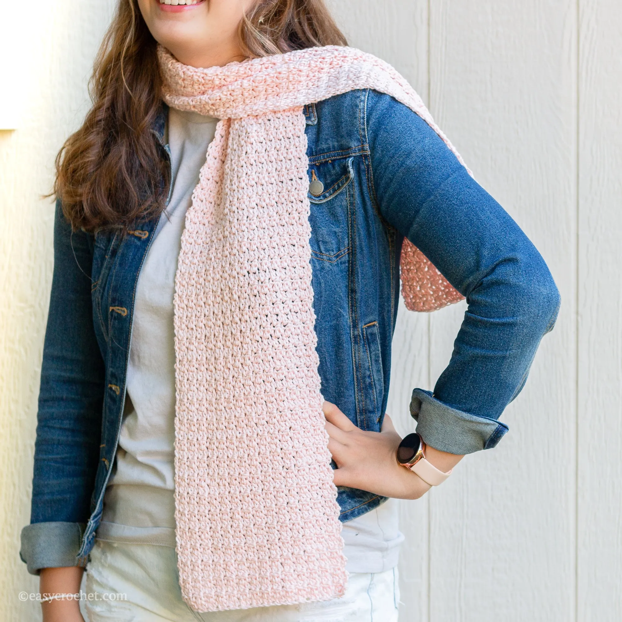 Crochet Griddle Scarf PDF Crochet Pattern - Digital Download