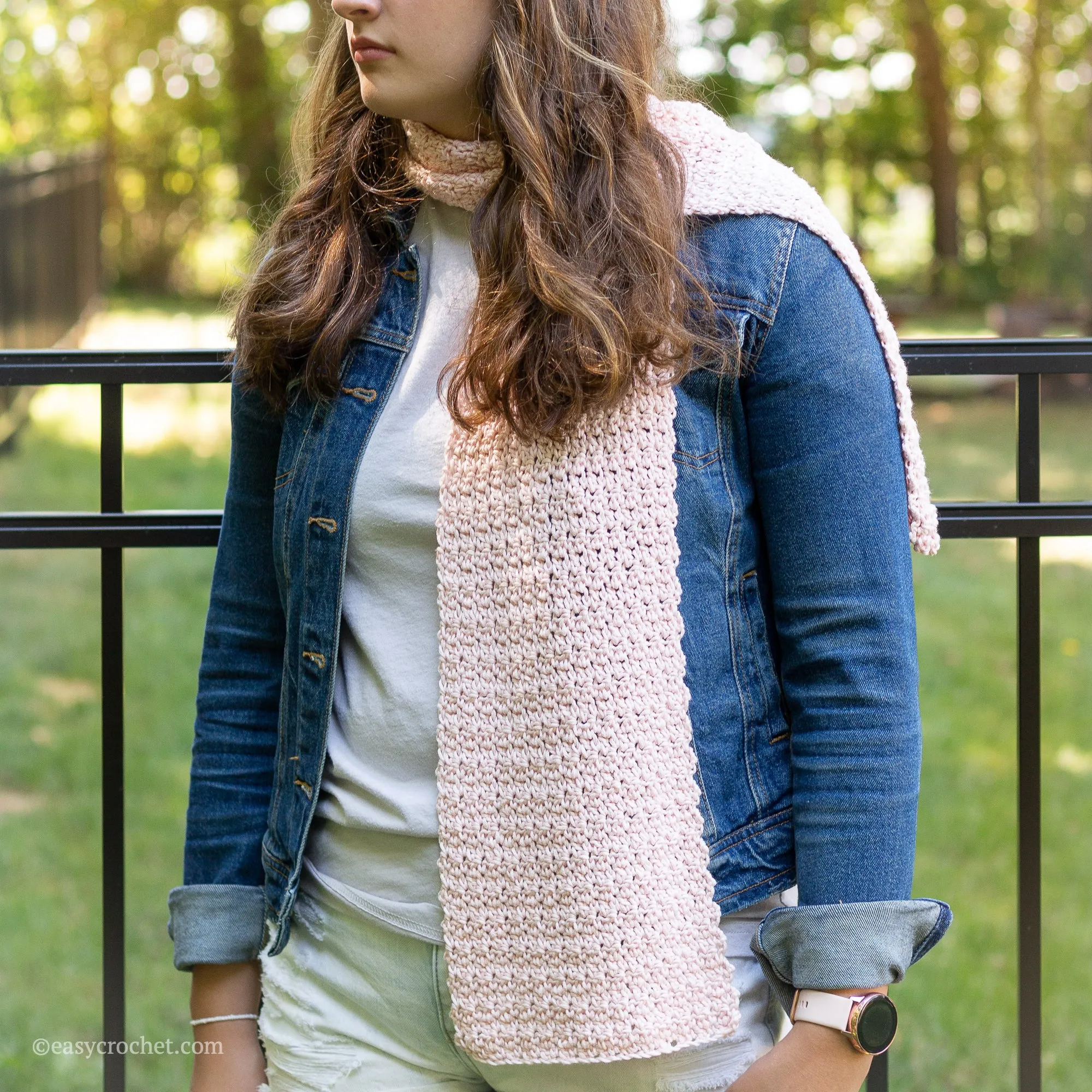 Crochet Griddle Scarf PDF Crochet Pattern - Digital Download