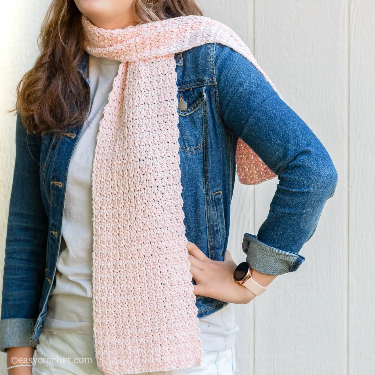 Crochet Griddle Scarf PDF Crochet Pattern - Digital Download