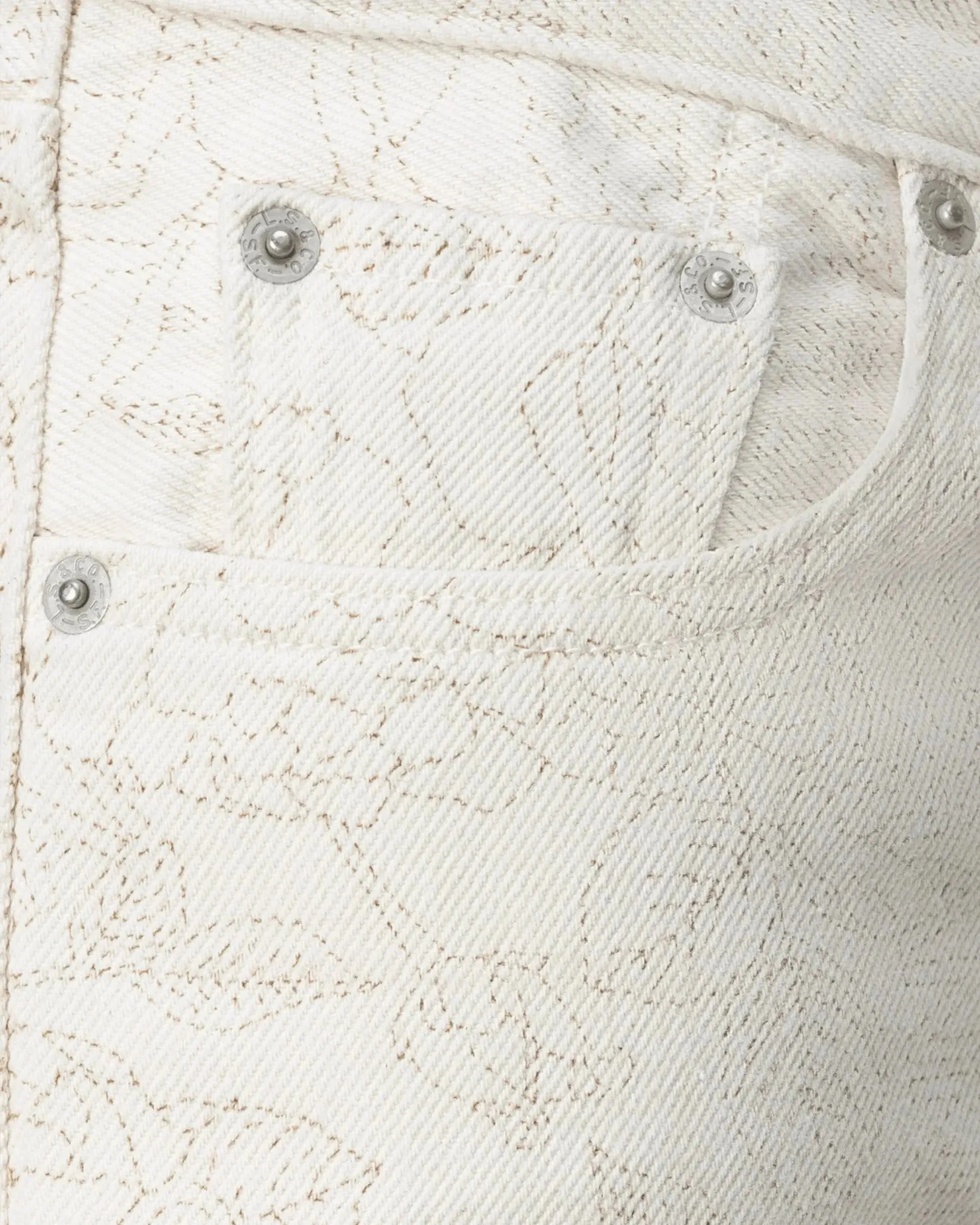 Ganni X Levi'S Printed High Waisted Relaxed Jeans