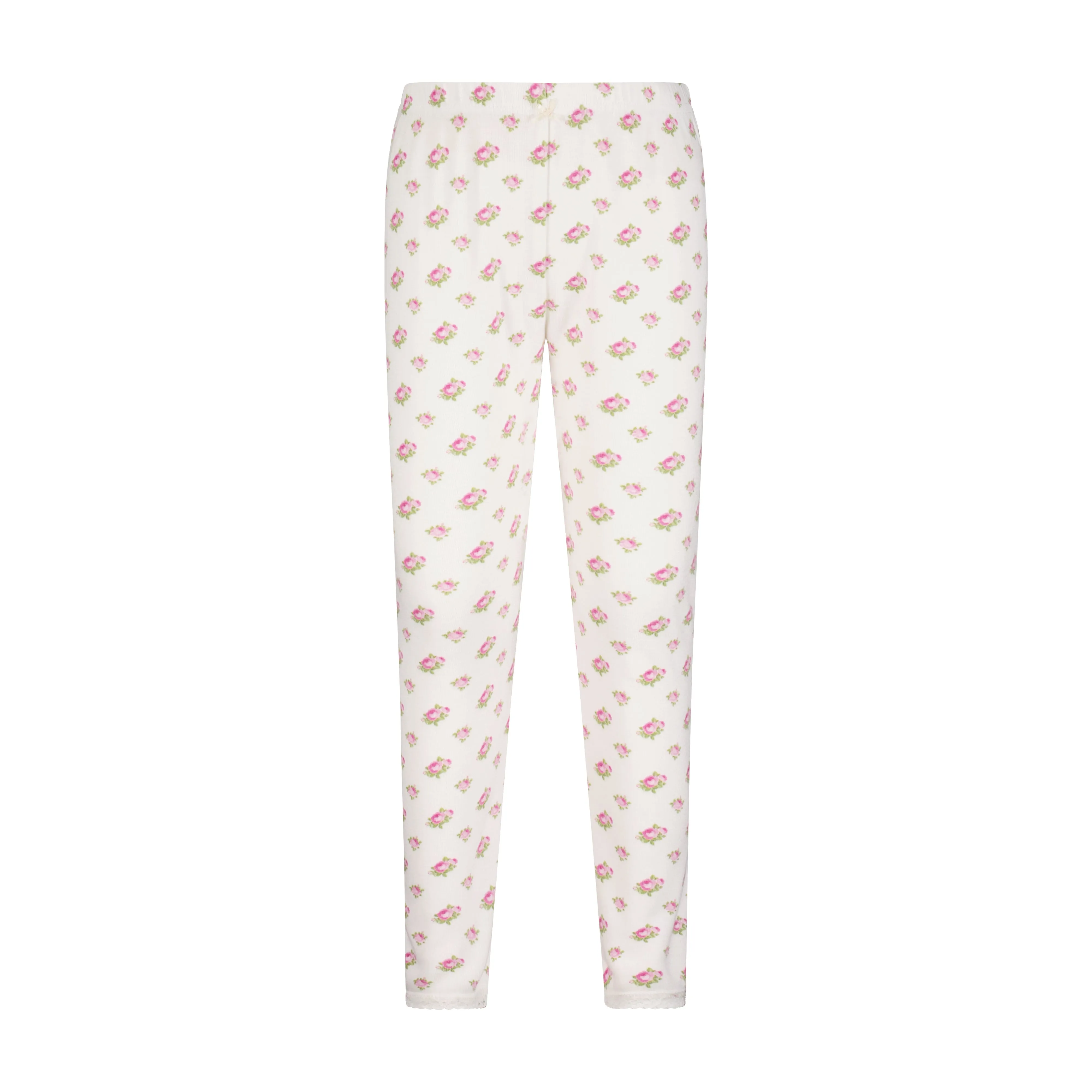 GIRLS & BABY PANT Cream Vintage Ditsy Rose -Restocked