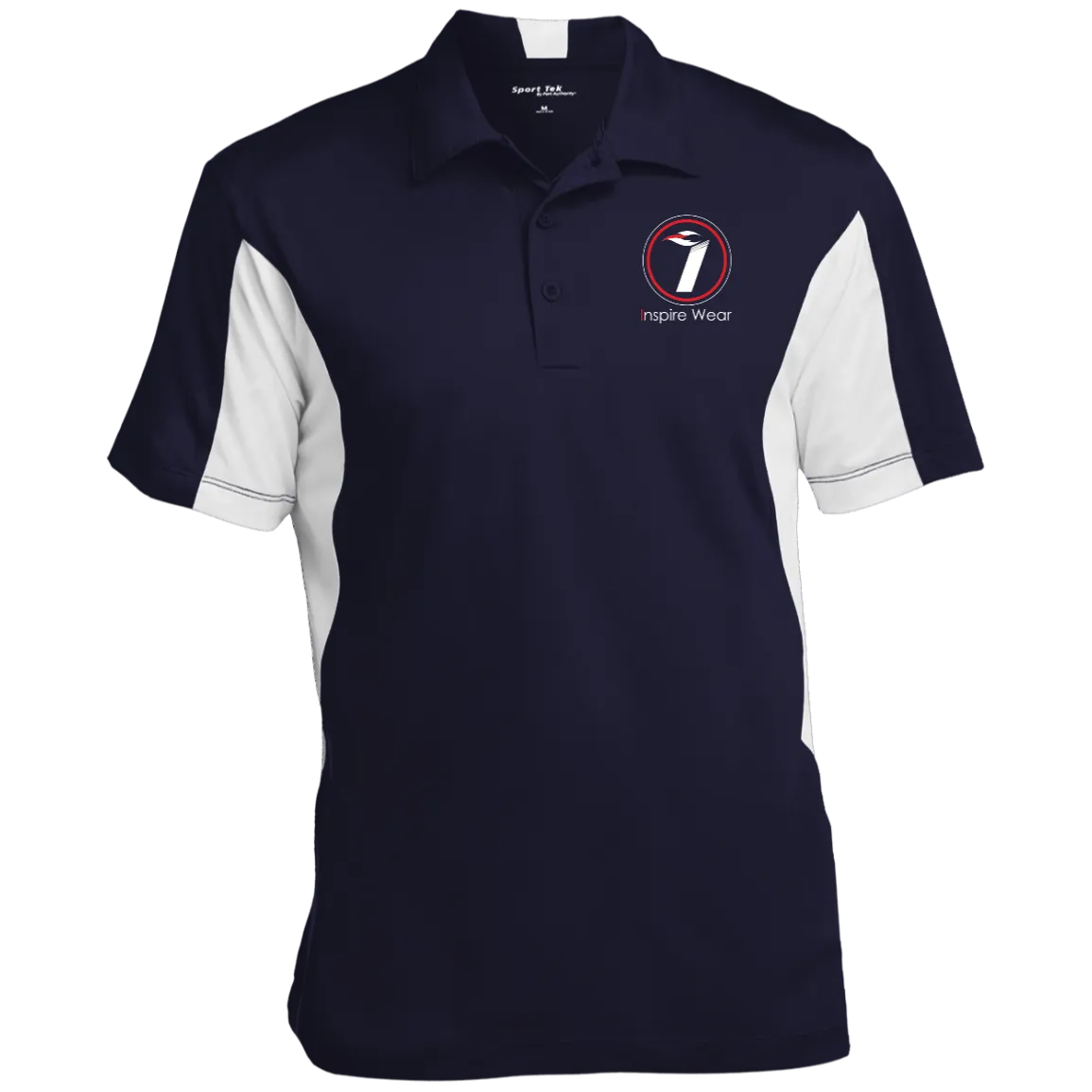 I Wear logo complete ST655 Men's Colorblock Performance Polo