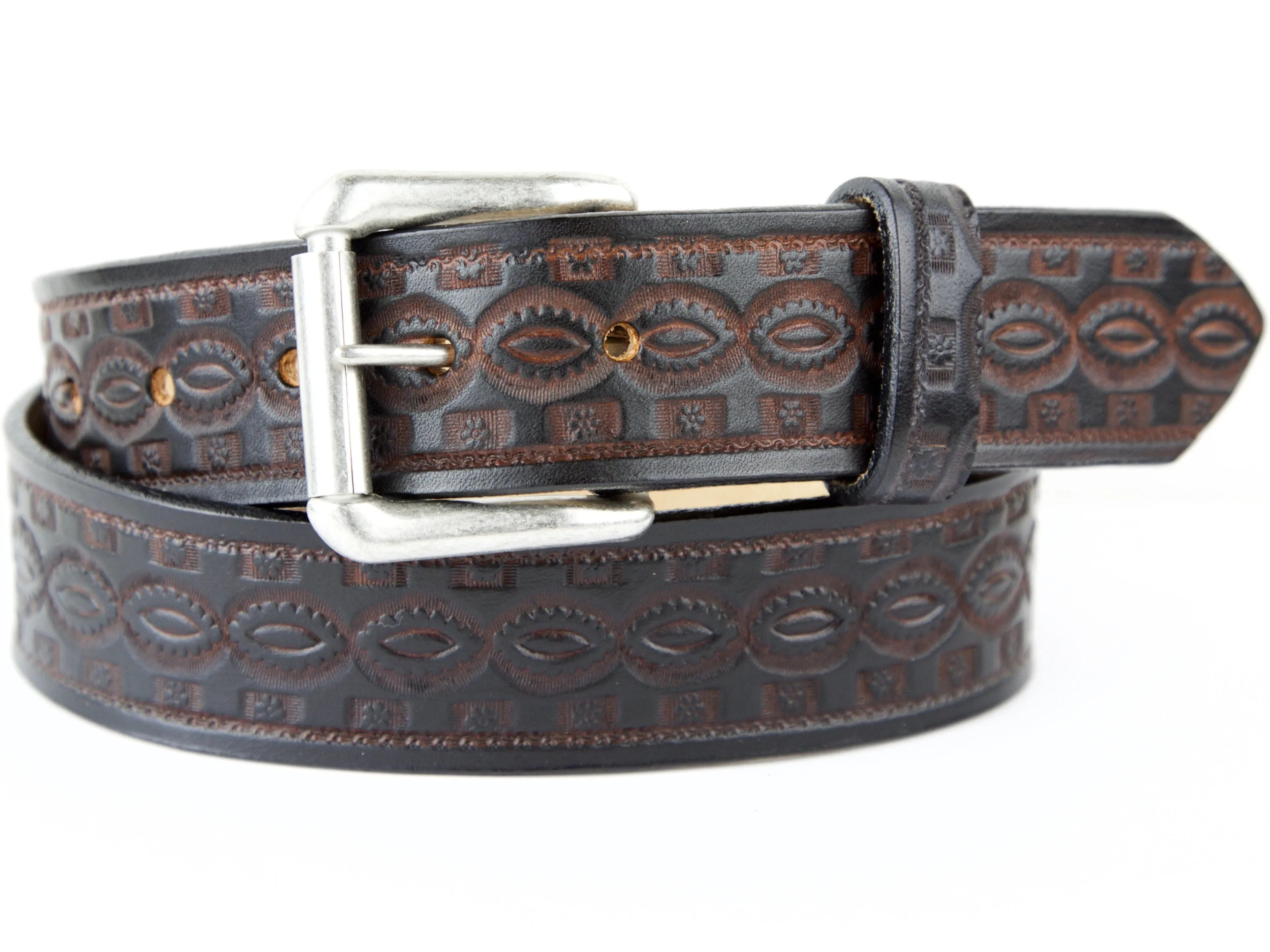 Kaleidoscope Eyes Leather Belt