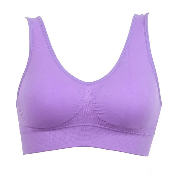 Seamless Bra Women   Padded Bra Tops Underwear Leisure Crop Tank Top Vest Hot