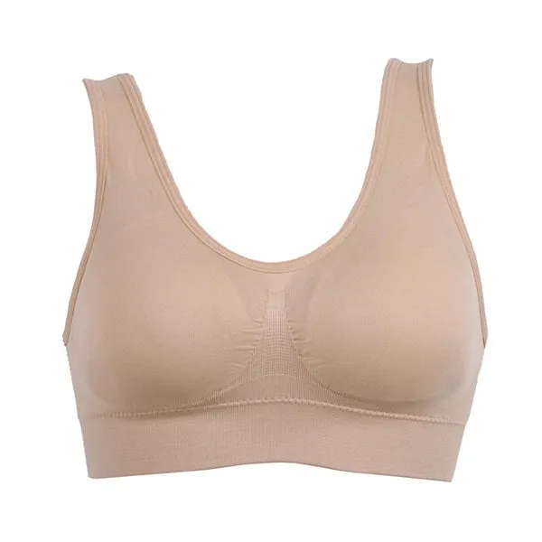 Seamless Bra Women   Padded Bra Tops Underwear Leisure Crop Tank Top Vest Hot