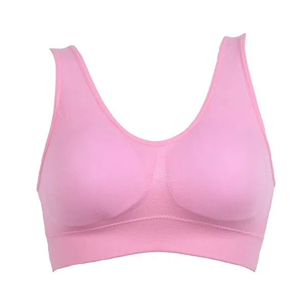 Seamless Bra Women   Padded Bra Tops Underwear Leisure Crop Tank Top Vest Hot